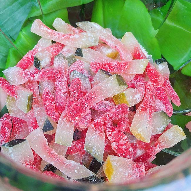 Mứt dưa hấu mùa Xuân